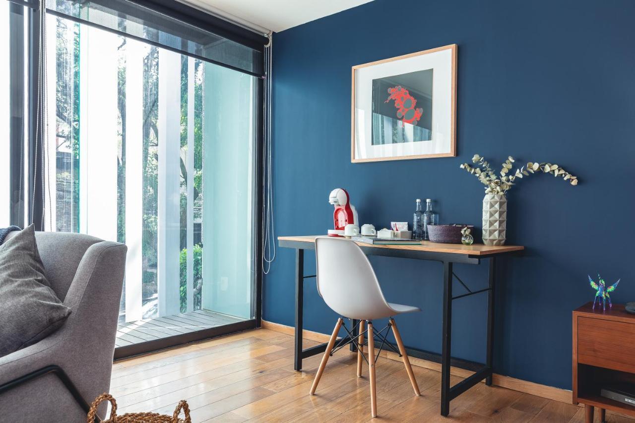 Casai Bright Designer Studio With Balcony In Polanco Mexico By Eksteriør billede